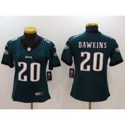 Women Nike Philadelphia Eagles 20 Brian Dawkins Midnight Green Vapor Untouchable Limited NFL Jersey
