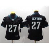 Women Nike Philadelphia Eagles 27 Malcolm Jenkins Black Vapor Untouchable Limited NFL Jersey