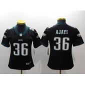 Women Nike Philadelphia Eagles 36 Jay Ajayi Black Vapor Untouchable Limited NFL Jersey