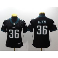 Women Nike Philadelphia Eagles 36 Jay Ajayi Black Vapor Untouchable Limited NFL Jersey