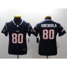 Youth Nike New England Patriots 80 Danny Amendola Navy Vapor Untouchable Limited NFL Jersey