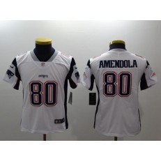 Youth Nike New England Patriots 80 Danny Amendola White Vapor Untouchable Limited NFL Jersey