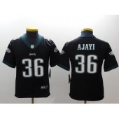 Youth Nike Philadelphia Eagles 36 Jay Ajayi Black Vapor Untouchable Limited NFL Jersey