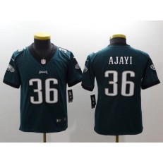 Youth Nike Philadelphia Eagles 36 Jay Ajayi Midnight Green Vapor Untouchable Limited NFL Jersey