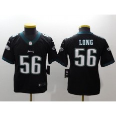 Youth Nike Philadelphia Eagles 56 Chris Long Black Vapor Untouchable Limited NFL Jersey