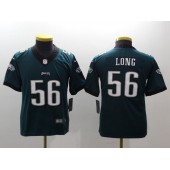 Youth Nike Philadelphia Eagles 56 Chris Long Midnight Green Vapor Untouchable Limited NFL Jersey