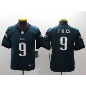 Youth Nike Philadelphia Eagles 9 Nick Foles Midnight Green Vapor Untouchable Limited NFL Jersey