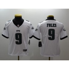 Youth Nike Philadelphia Eagles 9 Nick Foles White Vapor Untouchable Limited NFL Jersey