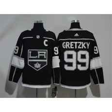 Adidas Los Angeles Kings 99 Wayne Gretzky Black Home Authentic Stitched NHL Jersey