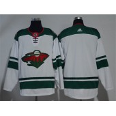 Adidas Minnesota Wild Blank White Road Authentic Stitched NHL Jersey