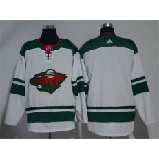 Adidas Minnesota Wild Blank White Road Authentic Stitched NHL Jersey