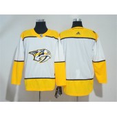 Adidas Nashville Predators Blank White Road Authentic Stitched NHL Jersey