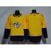 Adidas Nashville Predators Blank Yellow Home Authentic Stitched NHL Jersey