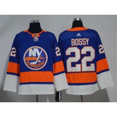 Adidas New York Islanders 22 Mike Bossy Royal Blue Home Authentic Stitched NHL Jersey