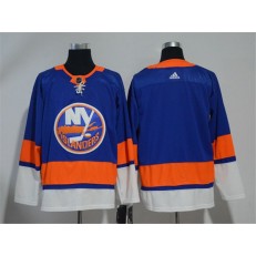 Adidas New York Islanders Blank Royal Blue Home Authentic Stitched NHL Jersey