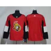 Adidas Ottawa Senators Blank Red Home Authentic Stitched NHL Jersey