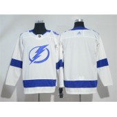 Adidas Tampa Bay Lightning Blank White Road Authentic Stitched NHL Jersey