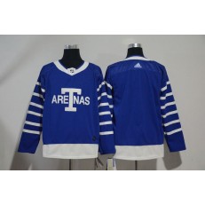 Adidas Toronto Maple Leafs Blank Blue Authentic 1918 Arenas Throwback Stitched NHL Jersey