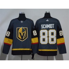 Adidas Vegas Golden Knights 88 Nate Schmidt Grey Home Authentic Stitched NHL Jersey