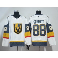 Adidas Vegas Golden Knights 88 Nate Schmidt White Road Authentic Stitched NHL Jersey