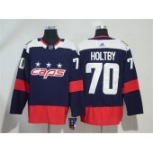 Adidas Washington Capitals 70 Braden Holtby Navy Authentic 2018 Stadium Series Stitched NHL Jersey