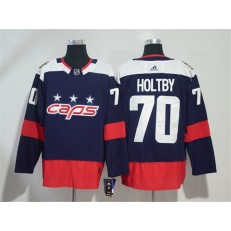 Adidas Washington Capitals 70 Braden Holtby Navy Authentic 2018 Stadium Series Stitched NHL Jersey