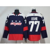 Adidas Washington Capitals 77 T.J. Oshie Navy Authentic 2018 Stadium Series Stitched NHL Jersey