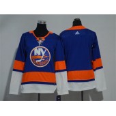 Women Adidas New York Islanders Blank Royal Blue Home Authentic Stitched NHL Jersey