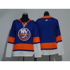 Women Adidas New York Islanders Blank Royal Blue Home Authentic Stitched NHL Jersey