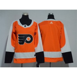 Women Adidas Philadelphia Flyers Blank Orange Home Authentic Stitched NHL Jersey