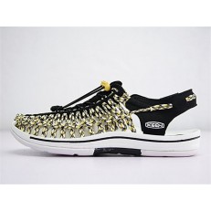 KEEN UNEEK FLAT-M BLACK WHITE YELLOW 10130872