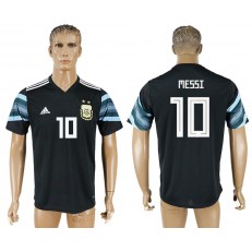 Argentina 10 MESSI Away 2018 FIFA World Cup Thailand Soccer Jersey