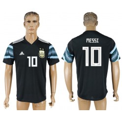 Argentina 10 MESSI Away 2018 FIFA World Cup Thailand Soccer Jersey