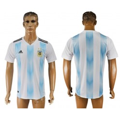 Argentina Home 2018 FIFA World Cup Thailand Soccer Jersey
