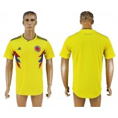 Colombia Home 2018 FIFA World Cup Thailand Soccer Jersey