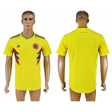 Colombia Home 2018 FIFA World Cup Thailand Soccer Jersey