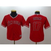 MLB Los Angeles Angels 17 Shohei Ohtani Red Cool Base Youth Jersey