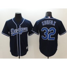 MLB Los Angeles Dodgers 32 Sandy Koufax Black Fashion Cool Base Stitched Men Jersey