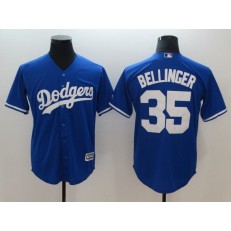 MLB Los Angeles Dodgers 35 Blue Alternate Cool Base Men Jersey