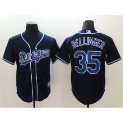 MLB Los Angeles Dodgers 35 Cody Bellinger Black Fashion Cool Base Stitched Men Jersey