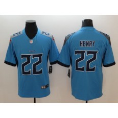 Tennessee Titans 22 Derrick Henry Light Blue Vapor Untouchable Player Limited Nike NFL Jersey