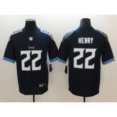 Tennessee Titans 22 Derrick Henry Navy Vapor Untouchable Player Limited Nike NFL Jersey