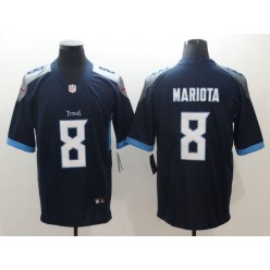 Tennessee Titans 8 Marcus Mariota Navy New 2018 Vapor Untouchable Limited Nike NFL Jersey