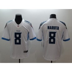 Tennessee Titans 8 Marcus Mariota White Vapor Untouchable Limited Nike NFL Jersey