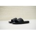 GIVENCHY PARIS FLAT BLACK RUBBER SANDALS WITH BLACK LOGO