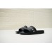 GIVENCHY PARIS FLAT BLACK RUBBER SANDALS WITH WHITE LOGO