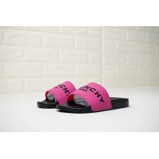 GIVENCHY PARIS SANDAL BLACK ROSE BLACK LOGO