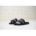 GIVENCHY PARIS SANDAL BLACK WHITE LOGO