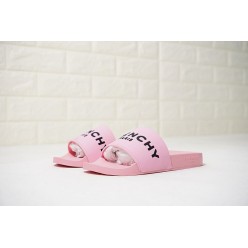 GIVENCHY PARIS SANDAL PINK BLACK LOGO