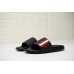 BALLY SAXOR MEN'S BLACK RED RUBBER SLIDE